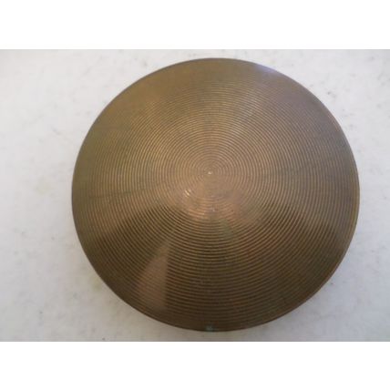 Vintage Powder Compact - gold pattern #37