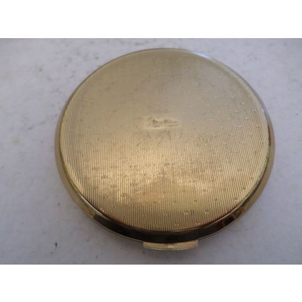 Stratton - vintage powder compact - gold coloured. #5