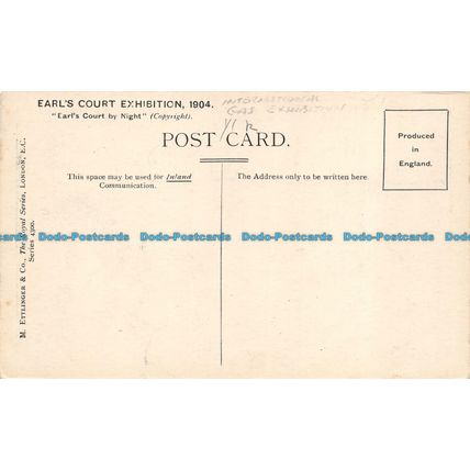 R137880 Earls Court Exhibition. 1904. M. Ettlinger. The Royal Series. Series 430