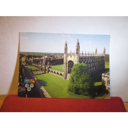KINGS COLLEGE CHAPEL. Cambridge used postcard by J. Salmon 1992 pm =