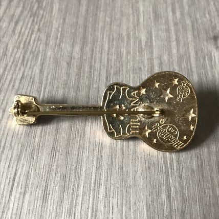 TIJUANA Black Acoustic 1990's Guitar Hard Rock Cafe PIN VGC
