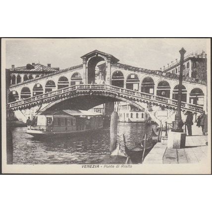 Ponte di Rialto, Venezia, c.1920s - GB Cartolina