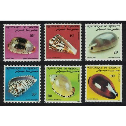 Djibouti Shells 6v 1982 MNH SG#863-868