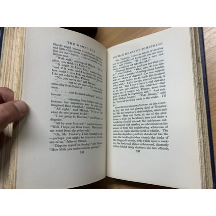 RARE* 1922 ROBERT LOUIS STEVENSON "WRONG BOX etc" VOL 15 ANTIQUE BOOK (P6)