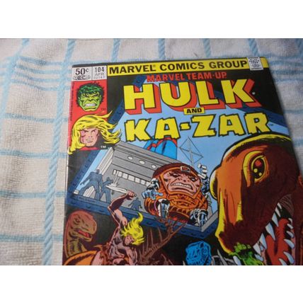 HULK & KA-ZAR vs. MODOK! FN! MARVEL TEAM-UP # 104, 1981, Marvel! $4.00 + Shippin