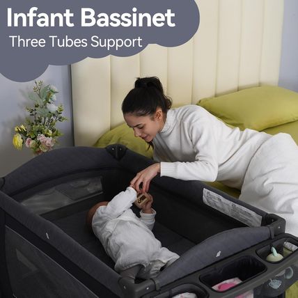 Pamo Babe Playard Portable Playard Foldable Playpen for Baby and Toddler Portabl