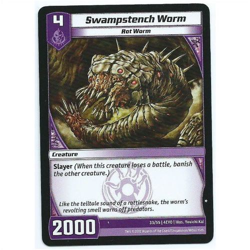 Kaijudo - Evo Fury - 33/55 - Swampstench Worm