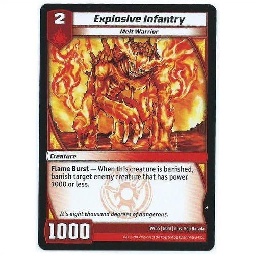 Kaijudo - DragonStrike Infernus - 39/55 - Explosive Infantry