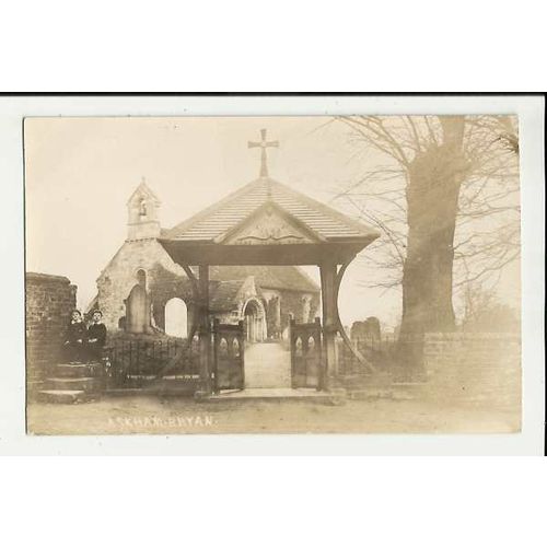 Yorkshire ASKHAM BRYAN Church Postcard