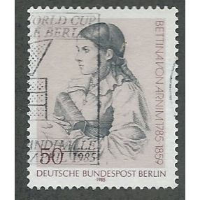 BERLIN -1985 50pf 'BETTINA VON ARNIM' FINE USED (EBID49-666)