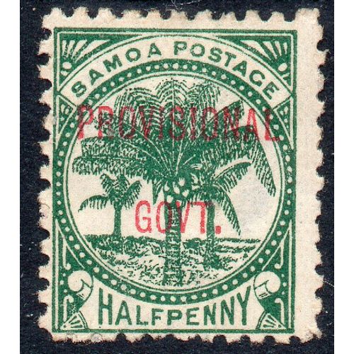 Samoa Sg90 1/2d dull blue- green m/mint (G90)