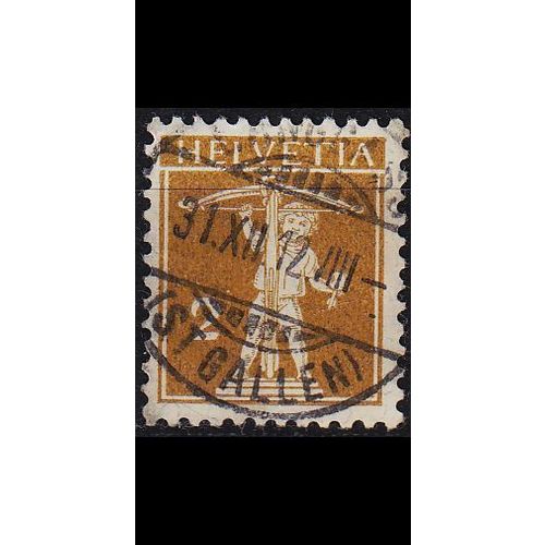 SCHWEIZ SWITZERLAND [1909] MiNr 0111 II ( O/used )
