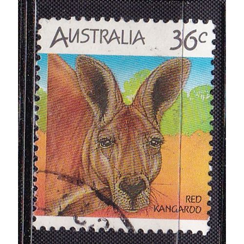 AUSTRALIA 1986 WILDLIFE 36c RED KANGAROO USED SG1023