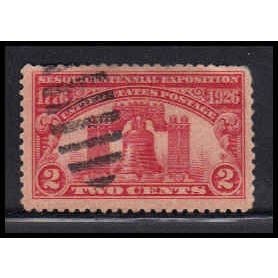 Used 627 2c Liberty Bell Fine RA2179