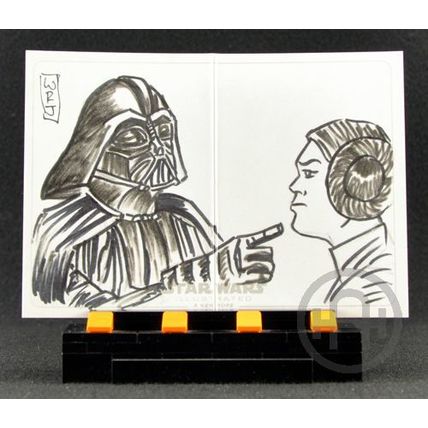 Topps Star Wars Illustrated A New Hope – Panoramic Sketch – Wilson Ramos Jr