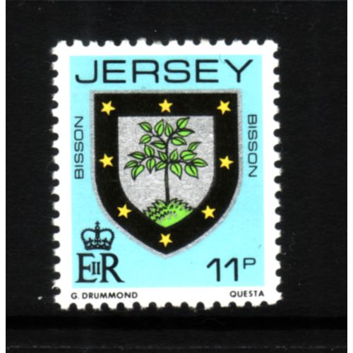 JERSEY 1981 SG 260 11p BISSON ARMS U/M MINT #
