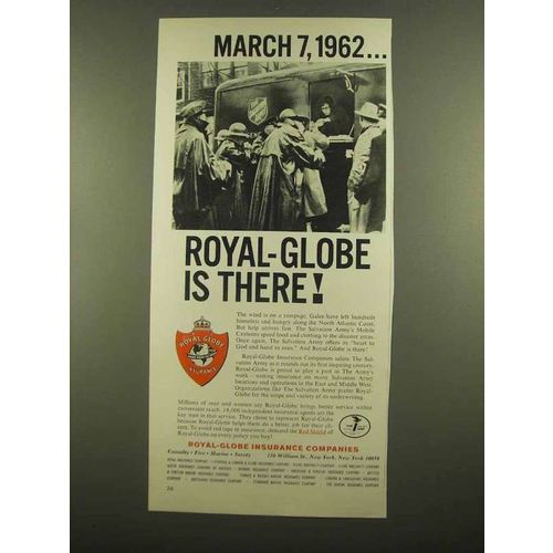 1965 Royal-Globe Insurance Ad - Salvation Army
