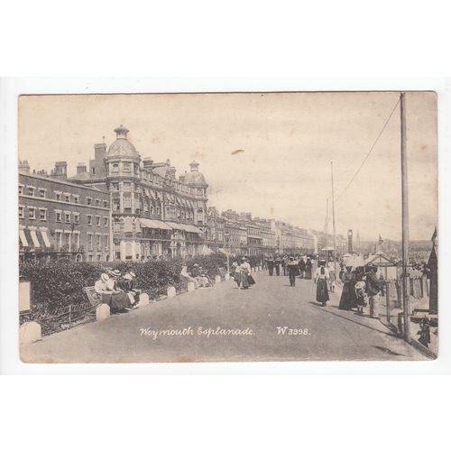 The Esplanade Weymouth Dorset Postcard The Wyndham Series W3998
