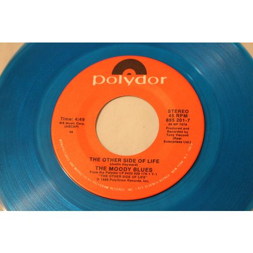 The Moody Blues Limited Edition Color Vinyl 45 & Picture Sleeve-THE OTHER SIDE O