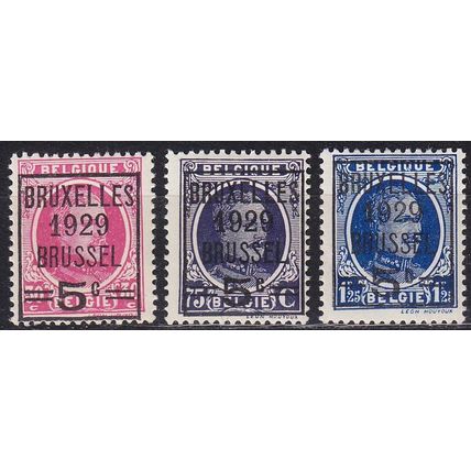BELGIEN BELGIUM [1929] MiNr 0251-53 ( */mh )