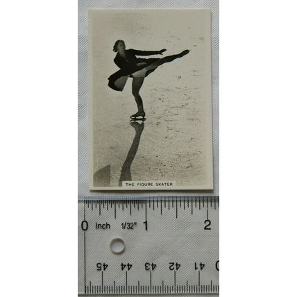 1937 Senior Service Winter Scenes No. 29 The Figure Skater