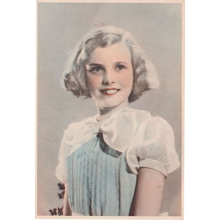 Nova Pilbeam Child Star Actress Antique Postcard