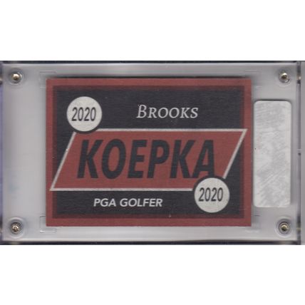 BROOKS KOEPKA 2020 ROOKIE AUTOGRAPHED PGA MAJOR CHAMPION PRO GOLFER