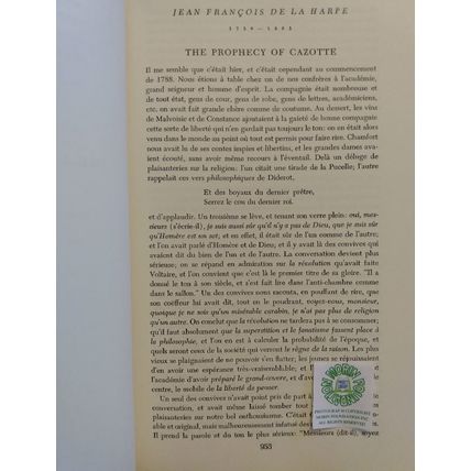 THE LIMITS OF ART 2 FROM VILLON TO GIBBON & 3 GOETHE TO JOYCE HUNTINGTON CAIRNS