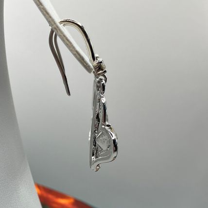 Earrings Rhinestone Heart Love Earrings #515
