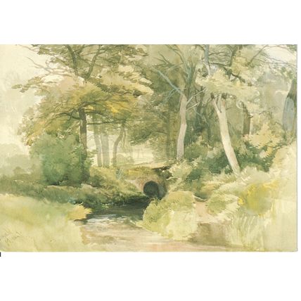 Unused Art Postcard - Blofield, Norfolk 1847 - by John Middleton 1827-1856