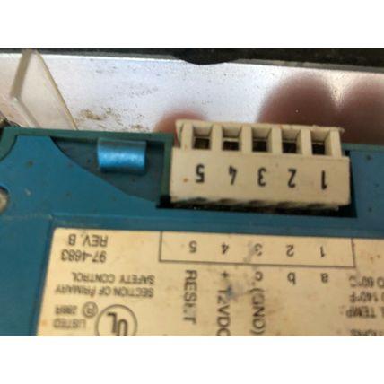 honeywell S7800 A 1001 BURNER KEYBOARD DISPLAY MODULE english (holder damaged)TL