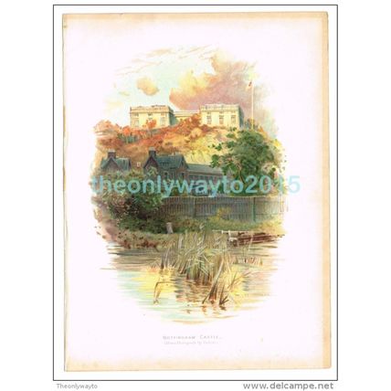 Nottingham Castle, Nottingham, England, c1909,Book Illustration (Print)