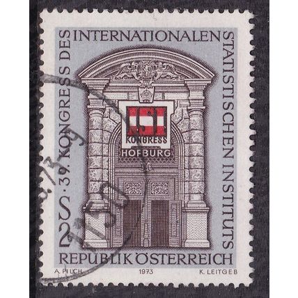 Austria 1973 Main Entrance Hofburg Palace 2s Fine Used SG 1665 VGC