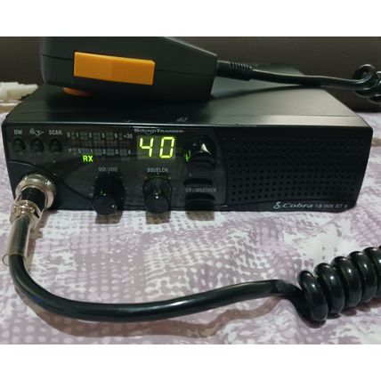 Cobra 18 WX STII, With Weather Band and Voice Changer Microphone, Nice CB Radio