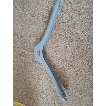 Vintage Forte Posthouse Clothes Hanger - Grey - No Crossbar