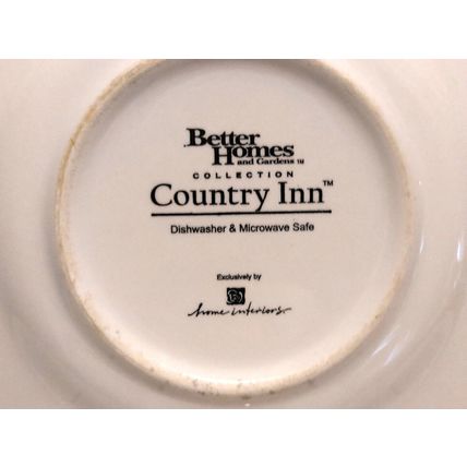 Better Homes & Gardens Country Inn Salad Plates Set of 4 by Home Interiors