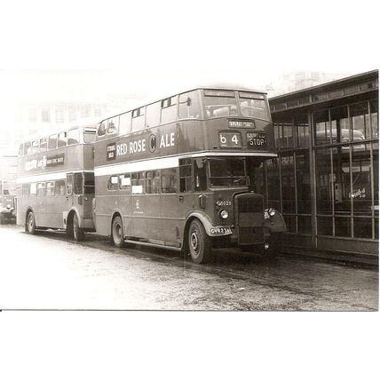 Black & White Photograph of Manchester Corporation Transport - GVR 231