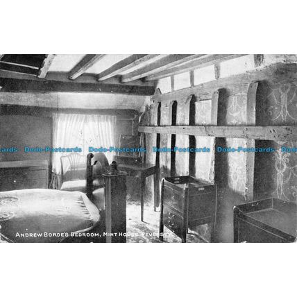 R054838 Andrew Bordes Bedroom. Mint House. Pevensey. 1913