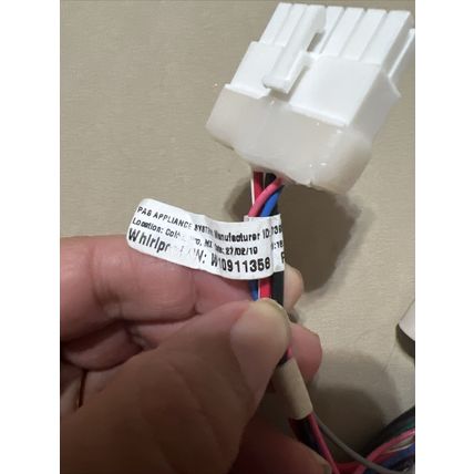 Whirlpool W10911358 ASSEMBLY, EVAPORATOR JUMPER WIRE Genuine OEM part
