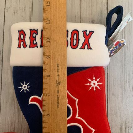Boston Red Sox Christmas Stocking Team Beans Authentic Baseball XMAS MLB 10" NEW