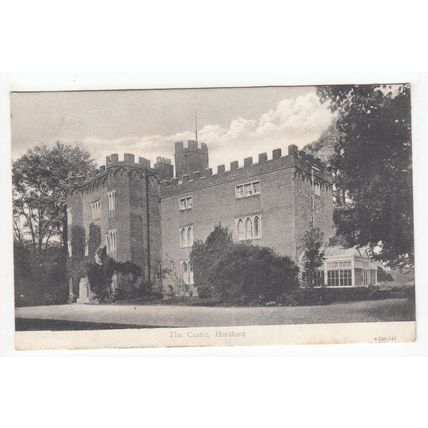 The Castle Hertford Postcard 1904 Hertfordshire Local Publisher Munnings