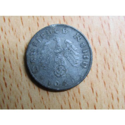 1941d 5 Pfennig Germany Third Reich Coin
