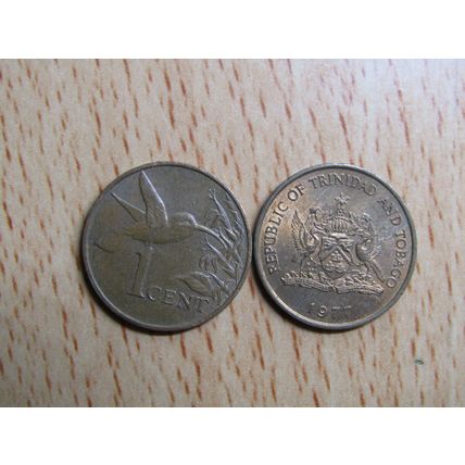 Trinidad & Tobago 1977 1 Cent Coin