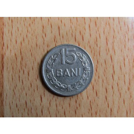 Romana 1966 15 Bani Coin