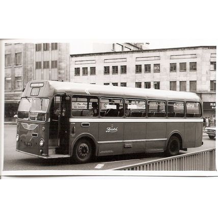 Black & White Photograph of Bristol Omnibus Co. Ltd. - 351 MHU