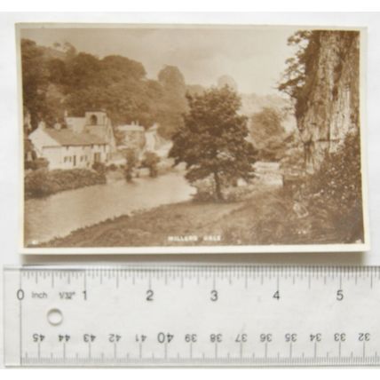 vintage postcard Millers Dale, Buxton, Derbyshire