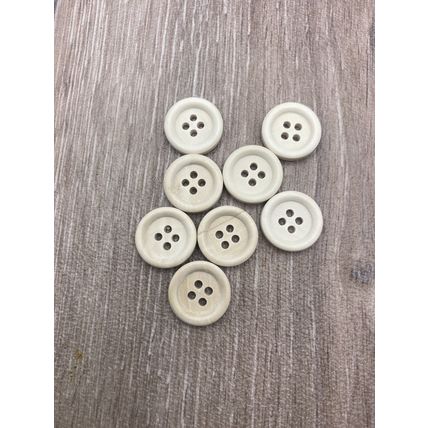 18mm Natural Wooden Buttons 4 Hole Great For Cardigans Sewing Knitting Crafts
