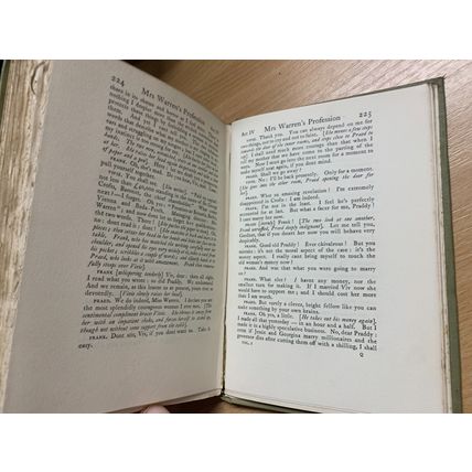 1908 BERNARD SHAW "PLAYS: PLEASANT AND UNPLEASANT" FICTION ANTIQUE BOOK (P3)