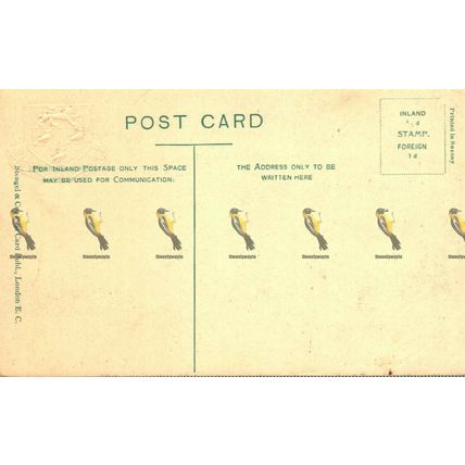Norman Staircase, Canterbury, 19601 Stengel, Saxony, Postcard, 1900/10s