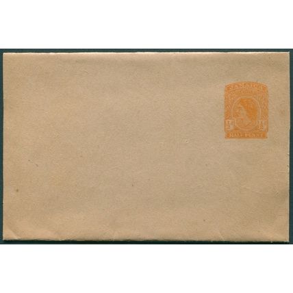 Jamaica 1954 ½d orange on buff Wrapper H&G E8 unused